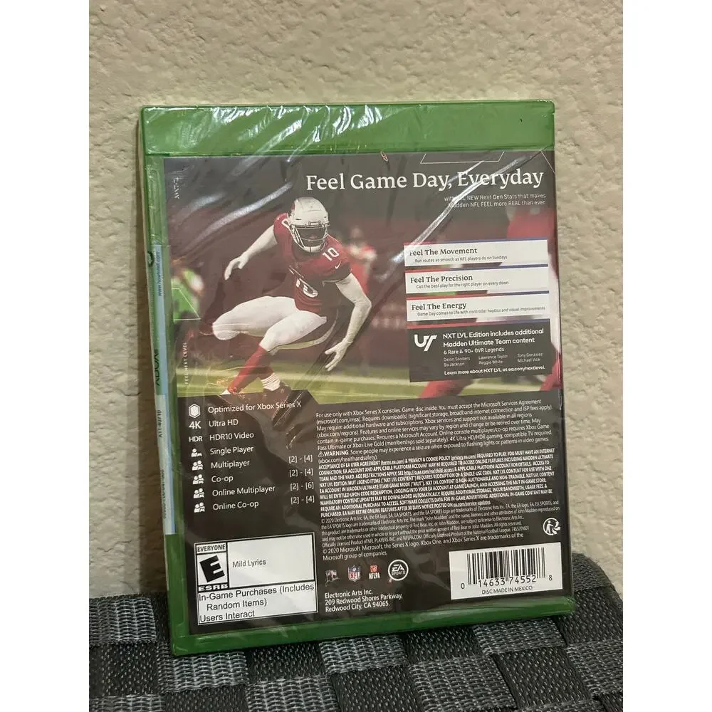NEW Madden 21 XBOX Series X Video Game NFL Football Gaming Next Level Edition